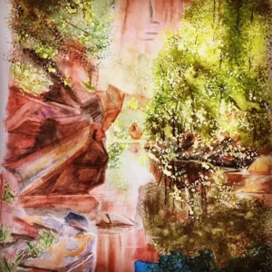 Acrylic West Fork_by Laura Gates