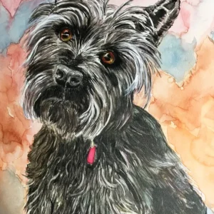 Watercolor Sweet Boy_by Laura Gates