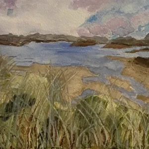 Watercolor Marshland_by Laura Gates