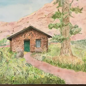 Watercolor Phantom Ranch_by Laura Gates